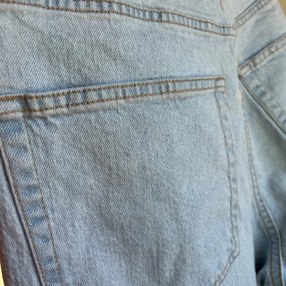 Wild Fable 90s Relaxed Straight Leg Glitter Jeans Size 10 - Picture 7 of 8